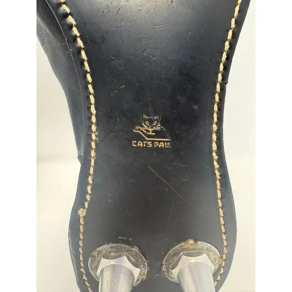 Vintage Cat’s Paw Leather Football Cleats High Top